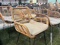 4x rotan tuinstoel - afbeelding 7 van  8