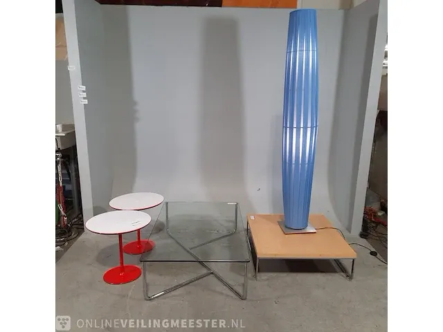 4x salontafel en 1x design vloerlamp - afbeelding 1 van  20