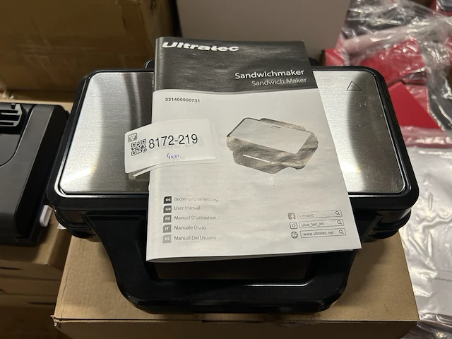 4x sandwich maker ultratec - afbeelding 1 van  3