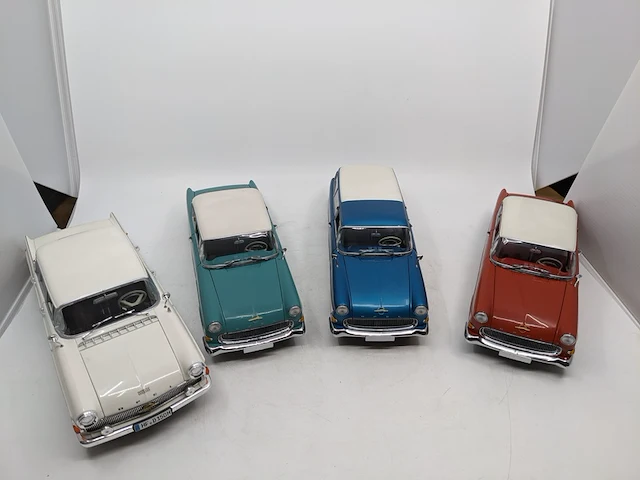 4x schaalmodel opel, record en kapitan - afbeelding 7 van  14