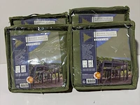 4x schaduwdoek 3x3 mrt. - afbeelding 1 van  1