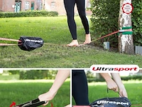 4x slackline-set met ratel en transporttas ultrasport - afbeelding 2 van  4