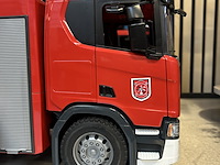 4x speelgoed (3x scania brandweerladderwagen, 1x volvo graafmachine) bruder - afbeelding 10 van  10