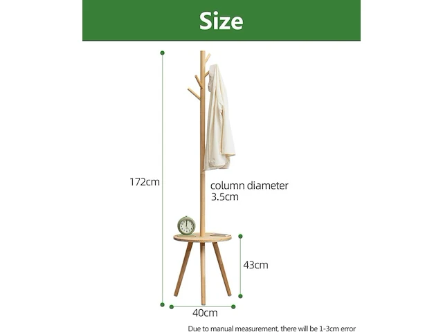4x staande kapstok 172 cm i-wannahave - afbeelding 3 van  5