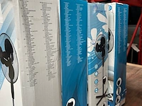 4x staande ventilator, 1x auto ventilator dunlop - afbeelding 4 van  4