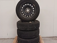 4x stalen velg met winterbanden voor fiat, novex, snowspeed 3 - 175/65 r14 83t - afbeelding 1 van  9