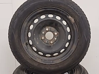 4x stalen velg met winterbanden voor fiat, novex, snowspeed 3 - 175/65 r14 83t - afbeelding 2 van  9