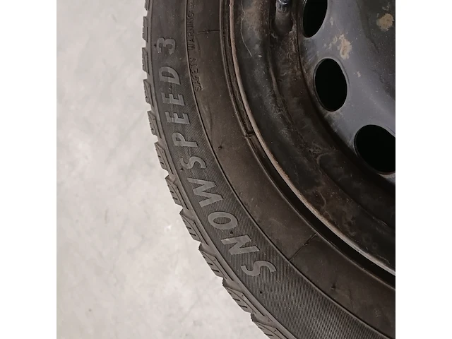 4x stalen velg met winterbanden voor fiat, novex, snowspeed 3 - 175/65 r14 83t - afbeelding 4 van  9