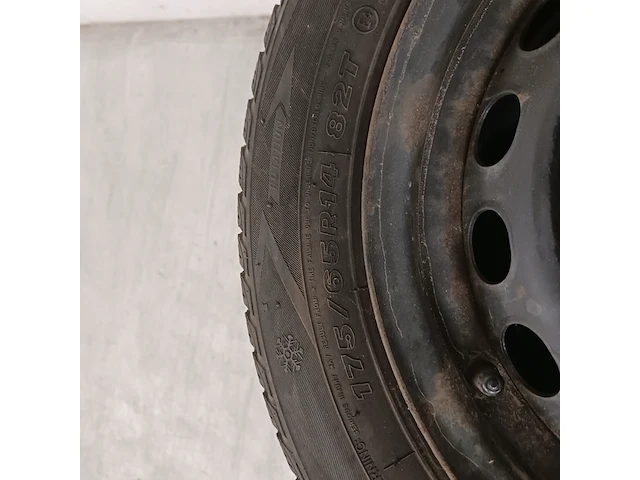 4x stalen velg met winterbanden voor fiat, novex, snowspeed 3 - 175/65 r14 83t - afbeelding 5 van  9
