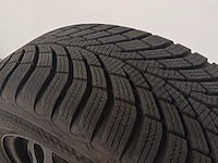 4x stalen velg met winterbanden voor vw, continental, wintercontact - 205/55 r 16 94h xl - afbeelding 3 van  9