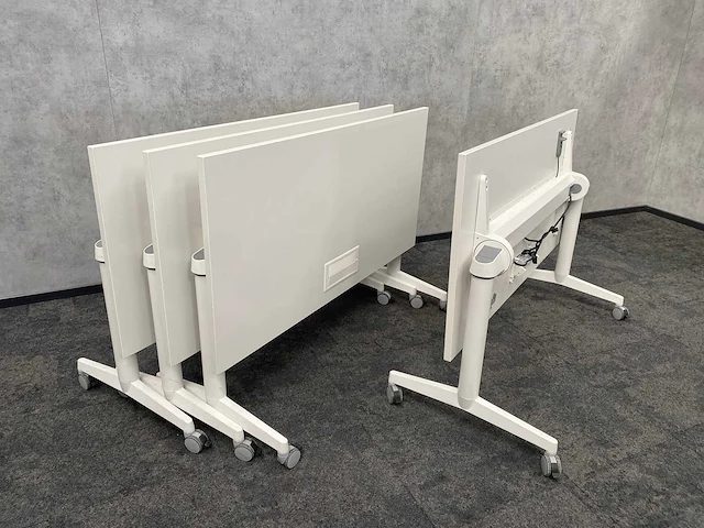 4x steelcase - mobiele klaptafel 140x70 - afbeelding 8 van  16
