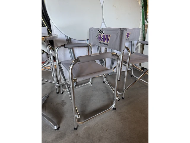 4x stoel inklapbaar met tafel kw automotive - afbeelding 3 van  5