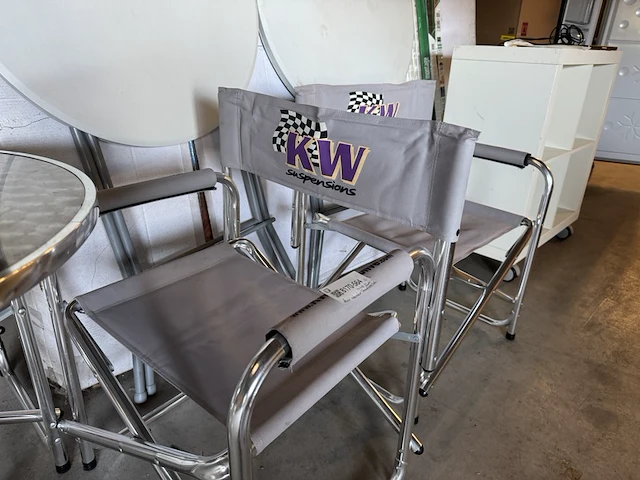 4x stoel inklapbaar met tafel kw automotive - afbeelding 4 van  5
