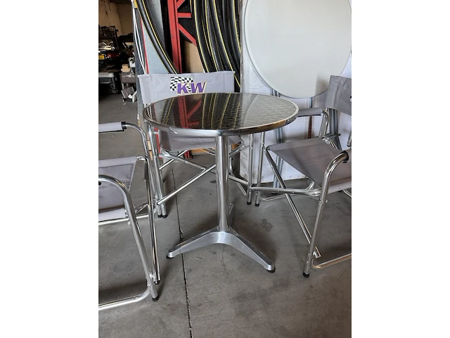 4x stoel inklapbaar met tafel kw automotive - afbeelding 5 van  5