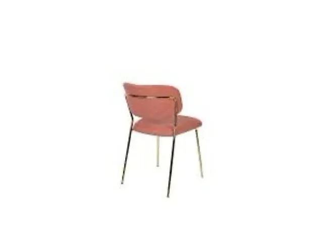 4x stoel, pink/gold - afbeelding 1 van  5