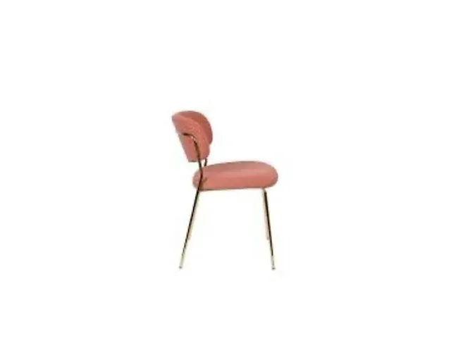 4x stoel, pink/gold - afbeelding 2 van  5