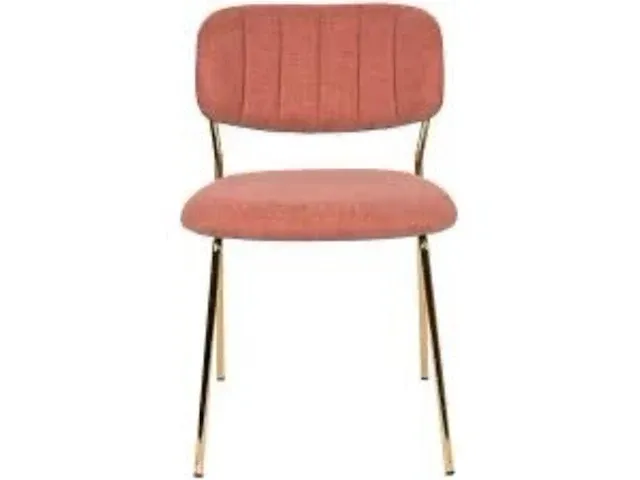 4x stoel, pink/gold - afbeelding 3 van  5