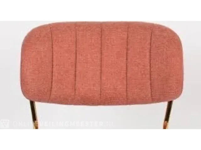 4x stoel, pink/gold - afbeelding 4 van  5