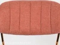 4x stoel, pink/gold - afbeelding 4 van  5