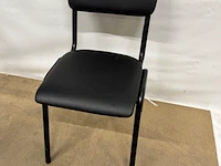 4x stoel zwart - afbeelding 1 van  3