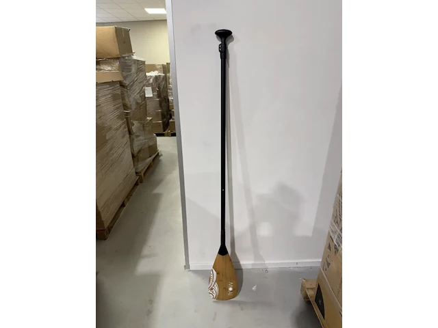 4x sup/kayak paddle bamboo/fiberglass, moai - afbeelding 3 van  4