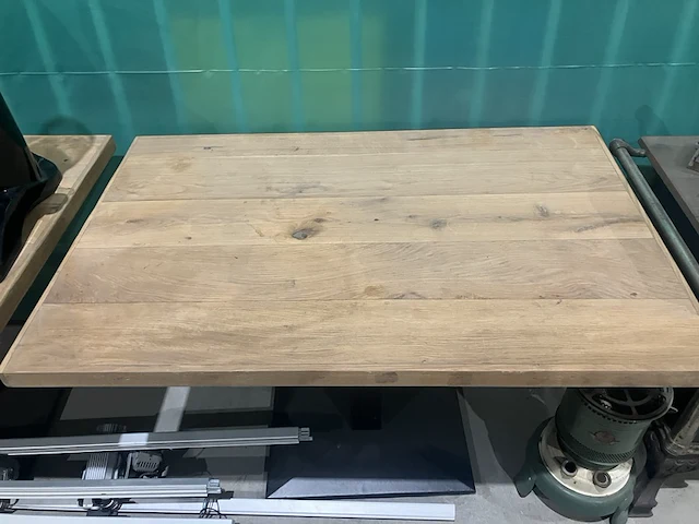 4x tafels, zwart/hout - afbeelding 5 van  6