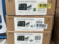 4x thermo-/hygrometer met 3 buitensensoren bresser, 7000023 thermo hygro quadro nlx - afbeelding 2 van  5