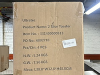 4x toaster, ultratec - afbeelding 1 van  2