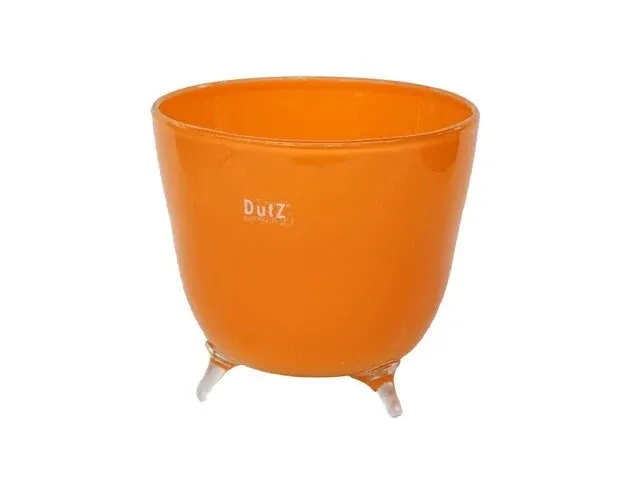 4x vaas h14/d9cm dutz, evita, soft orange - afbeelding 1 van  2