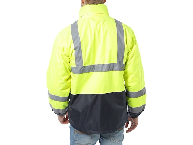 4x veiligheidsjas met uitneembare fleece jas maat s ultrasport workwear - afbeelding 2 van  6