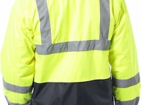4x veiligheidsjas met uitneembare fleece jas maat s ultrasport workwear - afbeelding 2 van  6