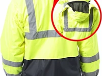 4x veiligheidsjas met uitneembare fleece jas maat s ultrasport workwear - afbeelding 3 van  6