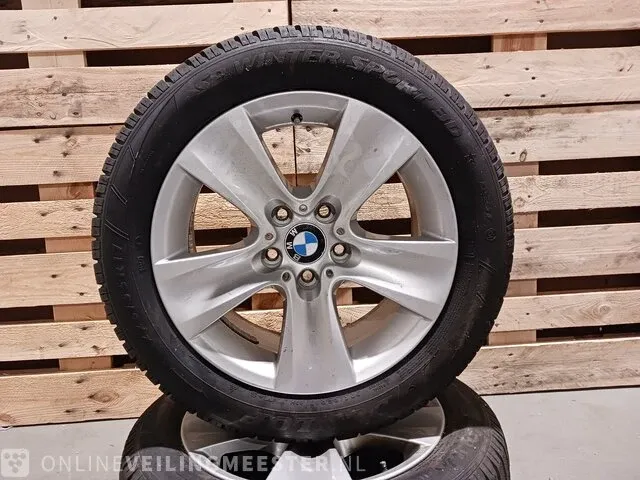 4x velgen met band, bmw dunlop, sp winter sport 3d - afbeelding 9 van  12