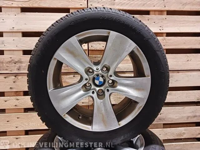 4x velgen met band, bmw dunlop, sp winter sport 3d - afbeelding 10 van  15