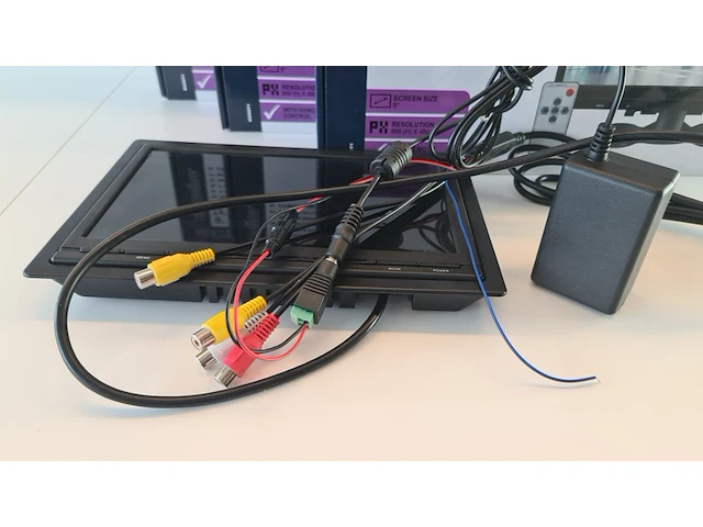 4x velleman mon9t1 9 inch monitor velleman, mon9t1 - afbeelding 2 van  5
