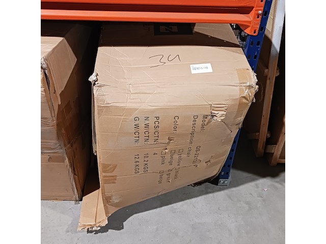 4x velvet eetkamerstoel, groen, 2025 - afbeelding 4 van  4