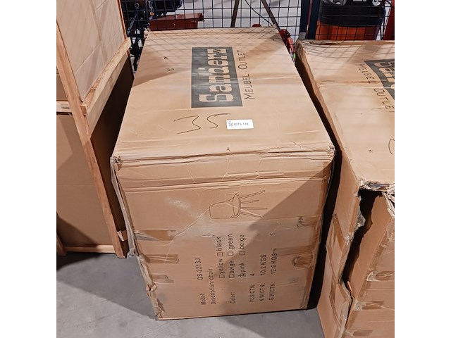 4x velvet eetkamerstoel, roze, 2025 - afbeelding 4 van  4