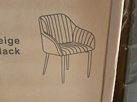 4x velvet kuipstoel grey, 2025 - afbeelding 2 van  3