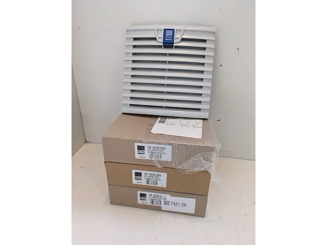 4x ventilatierooster rittal, sk 3239-200 - afbeelding 1 van  6