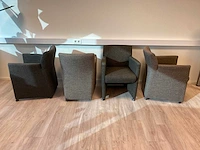 4x verrijdbare eetkamer-/ vergaderstoel - afbeelding 2 van  4