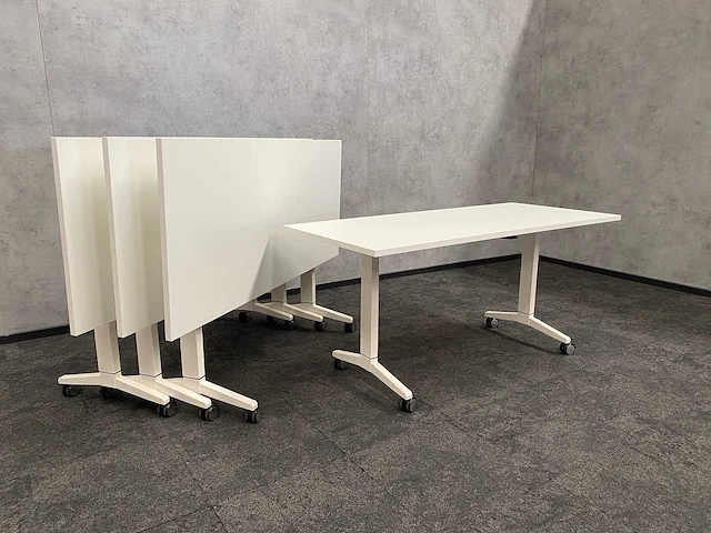4x verrijdbare klaptafel 160x70 - afbeelding 2 van  10