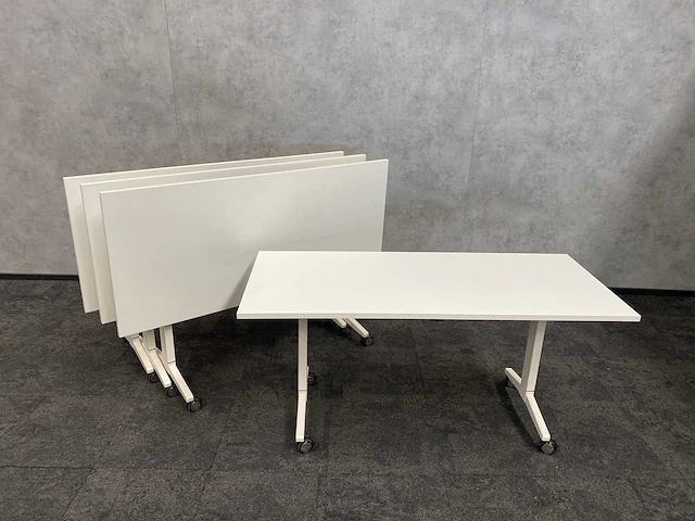4x verrijdbare klaptafel 160x70 - afbeelding 8 van  10