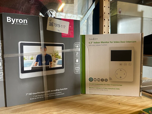 4x video deur intercom nedis, byron - afbeelding 2 van  5