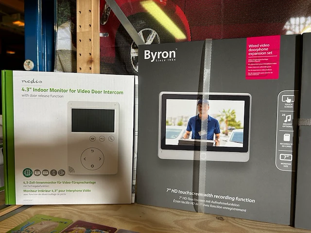 4x video deur intercom nedis, byron - afbeelding 3 van  5