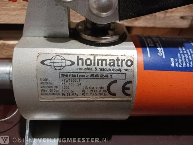4x voetpomp set holmatro - afbeelding 9 van  23