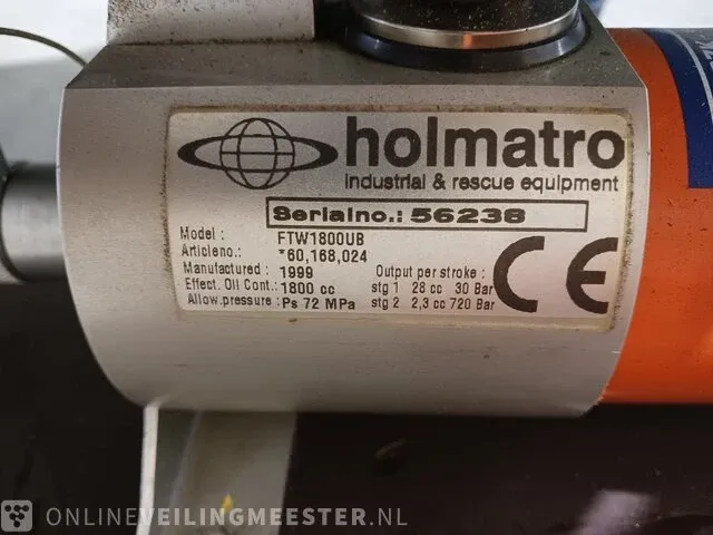 4x voetpomp set holmatro - afbeelding 19 van  23