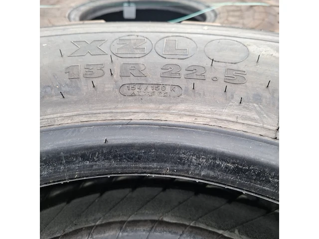 4x vrachtwagenband, michelin, xzl - afbeelding 2 van  5