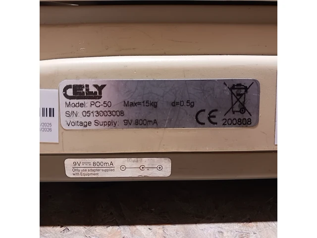 4x weegschaal cely | allscales, pc-50 | cs-30 - afbeelding 7 van  20