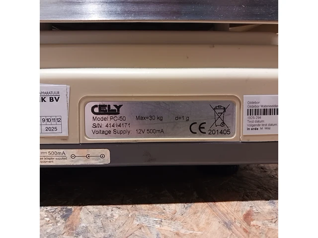 4x weegschaal cely | allscales, pc-50 | cs-30 - afbeelding 11 van  20
