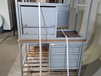 4x werkbank met ladekast, lista - afbeelding 7 van  8